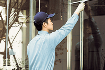 ガラスクリーニング